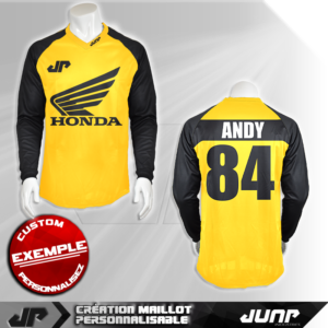 personnalisation maillot andy 84