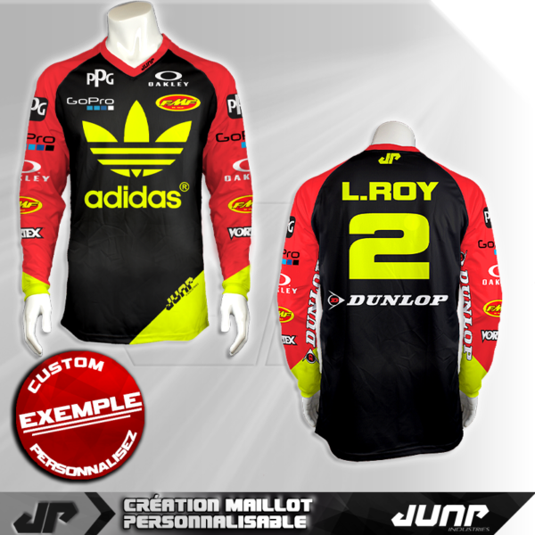 personnalisation maillot seattle l.roy 2 jump industries