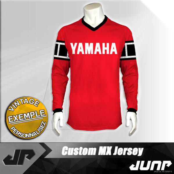 personnalisation maillot yamaha vintage jump industries
