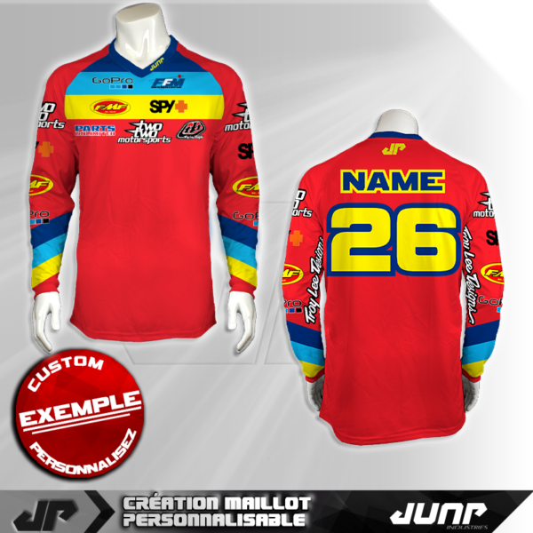 personnalisation maillot austin troylee 26 jump industries