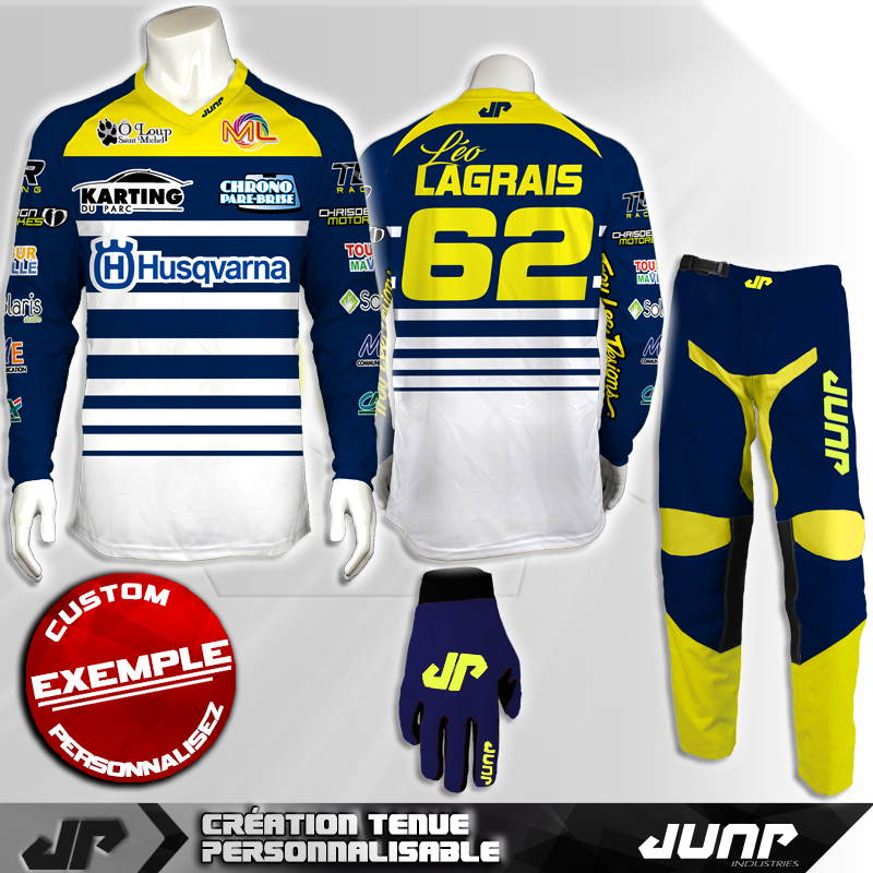 tenue personnalise custom mx outfit fresno jump industries