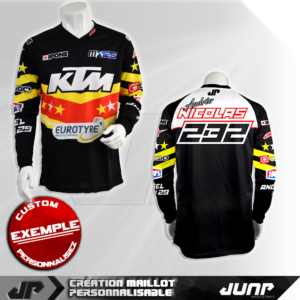 personnalisation maillot aurora jump industries