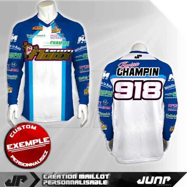 personnalisation maillot glendale jump industries