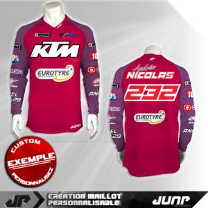 personnalisation maillot nashville jump industries