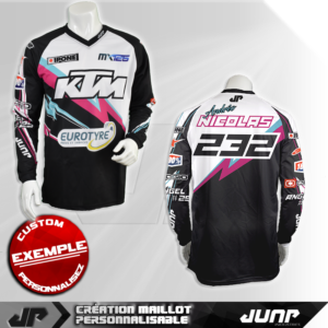 personnalisation maillot norfolk jump industries