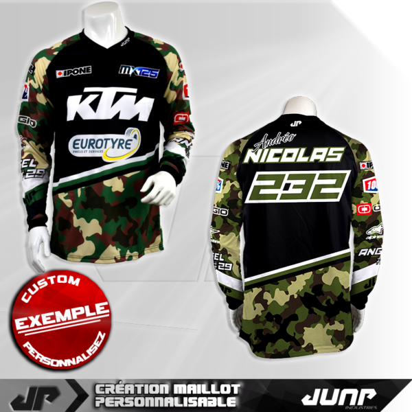 personnalisation maillot tucson jump industries