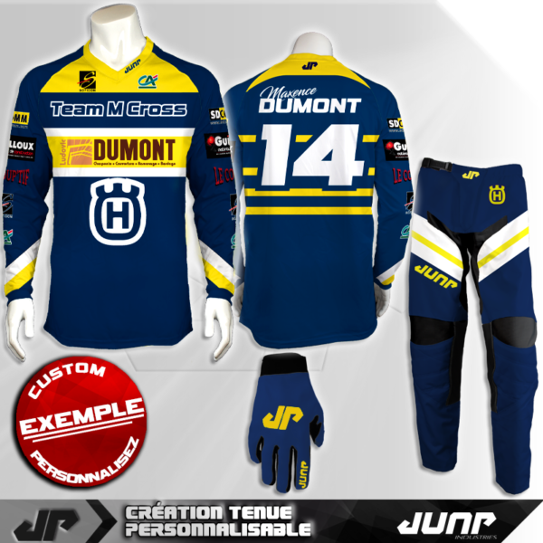 tenue personnalise custom mx outfit fremont jump industries