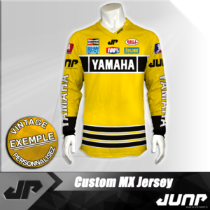 personnalisation maillot yamaha vintage jump industries