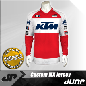 maillot vintage ktm personnalise jump industries