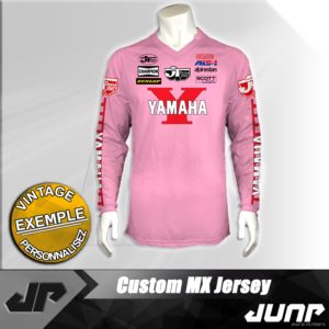 maillot vintage pink personnalise jump industries