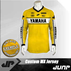 maillot vintage yamaha personnalise jump industries