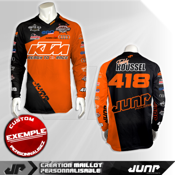 personnalisation maillot arlington jump industries