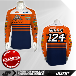 personnalisation maillot bullinder jump industries