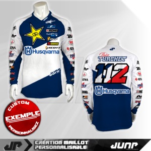 personnalisation maillot frasharp jump industries