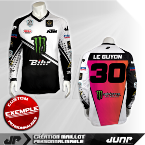 personnalisation maillot henzal jump industries