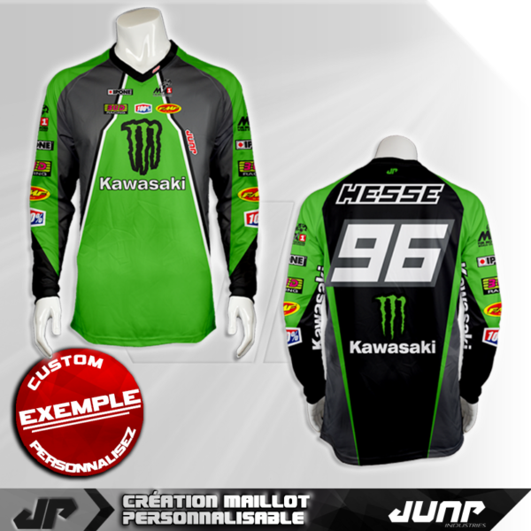 personnalisation maillot green bay jump industries