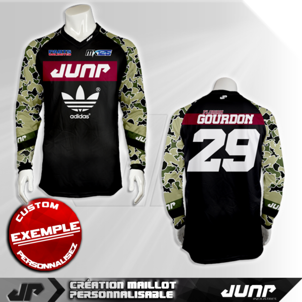 personnalisation maillot indiana jump industries