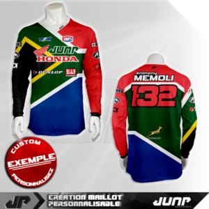 personnalisation maillot pretoria jump industries