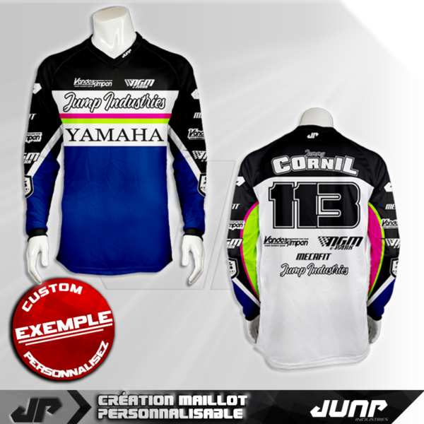 personnalisation maillot sacramento jump industries