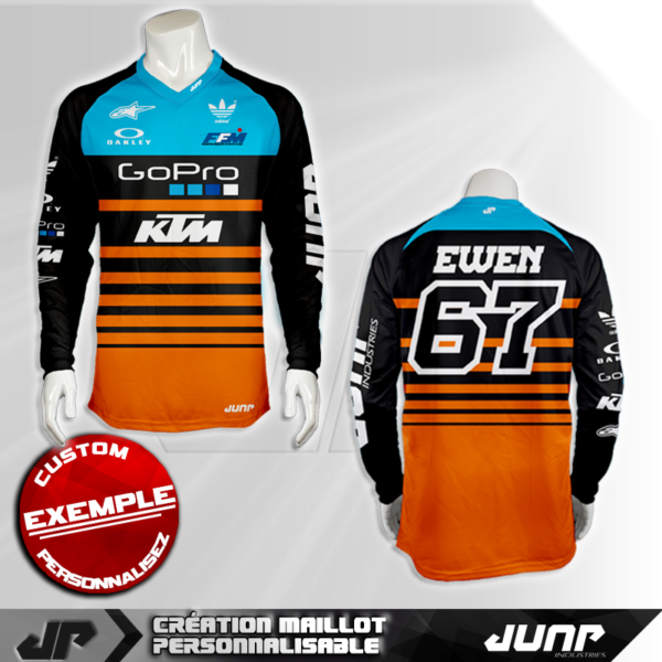 personnalisation maillot san diego jump industries