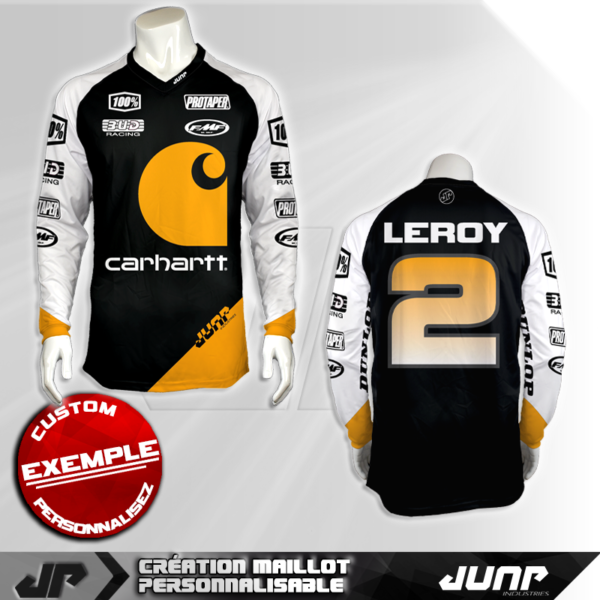 personnalisation maillot sunlame jump industries