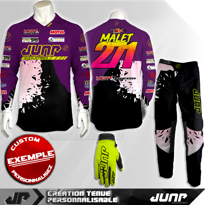 tenue personnalise custom mx outfit breaklett jump industries