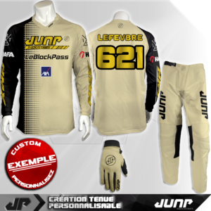 tenue personnalise custom mx outfit sandoil jump industries