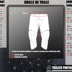 grille taille pantalon jump industries