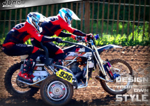 tenue personnalise jump industries motocross MX side car